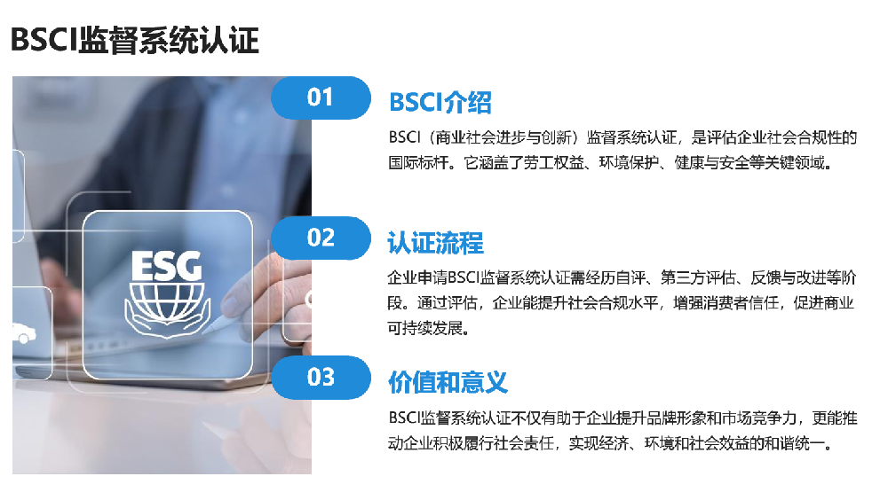 BSCI监督系统认证