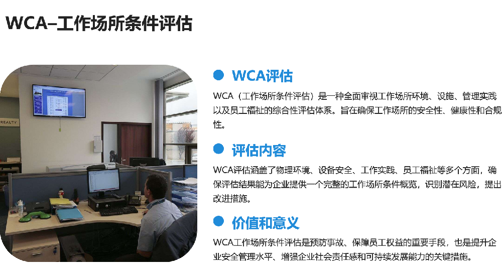 WCA–工作场所条件评估
